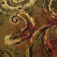 Rose Gold Paisley Print